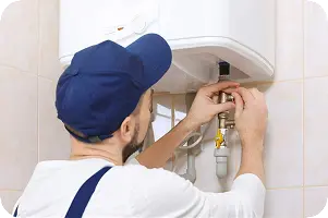 Установка водонагревателя