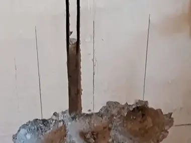 Штробление стены под кабель