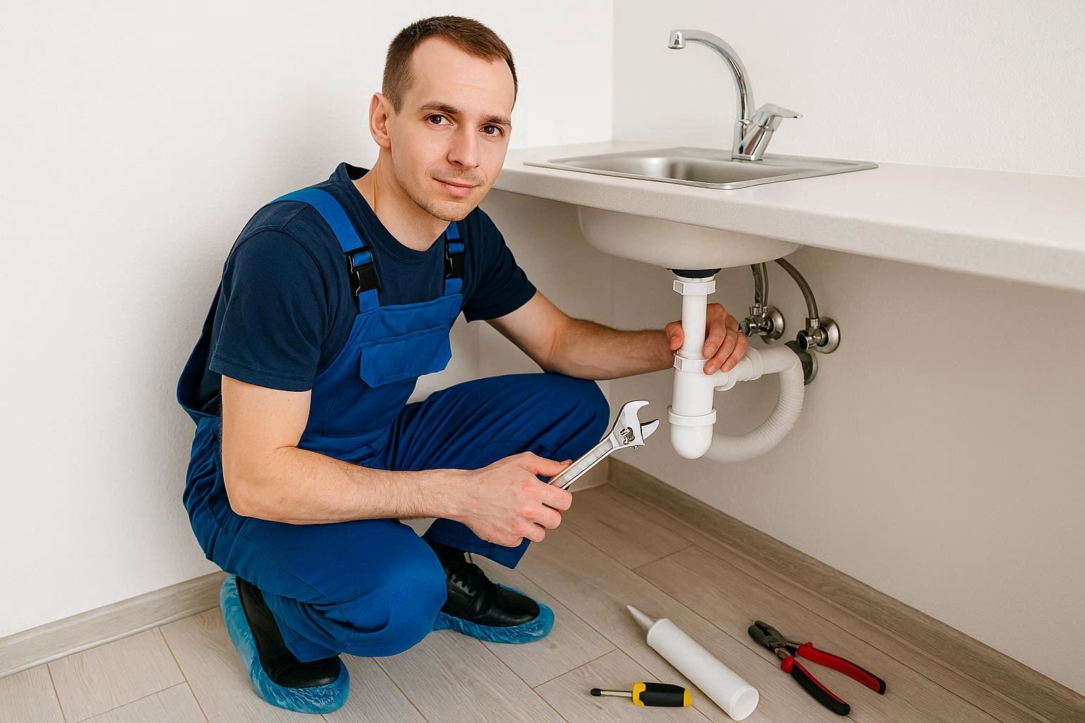 Установка раковины